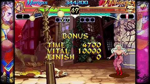 Capcom Fighting Collection (XBONE) | NW Morrigan Aensland Playthrough (06/26/2022) w/ Gallery