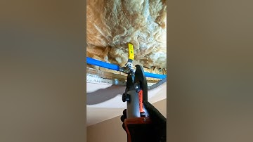 Installing 2 shutoff valves on PEX pipe 💦 #plumbing #plumber #asmrsounds #asmr #diy