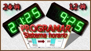 ✅ Programar sistema horario 12/24 (assembler)  | J_RPM