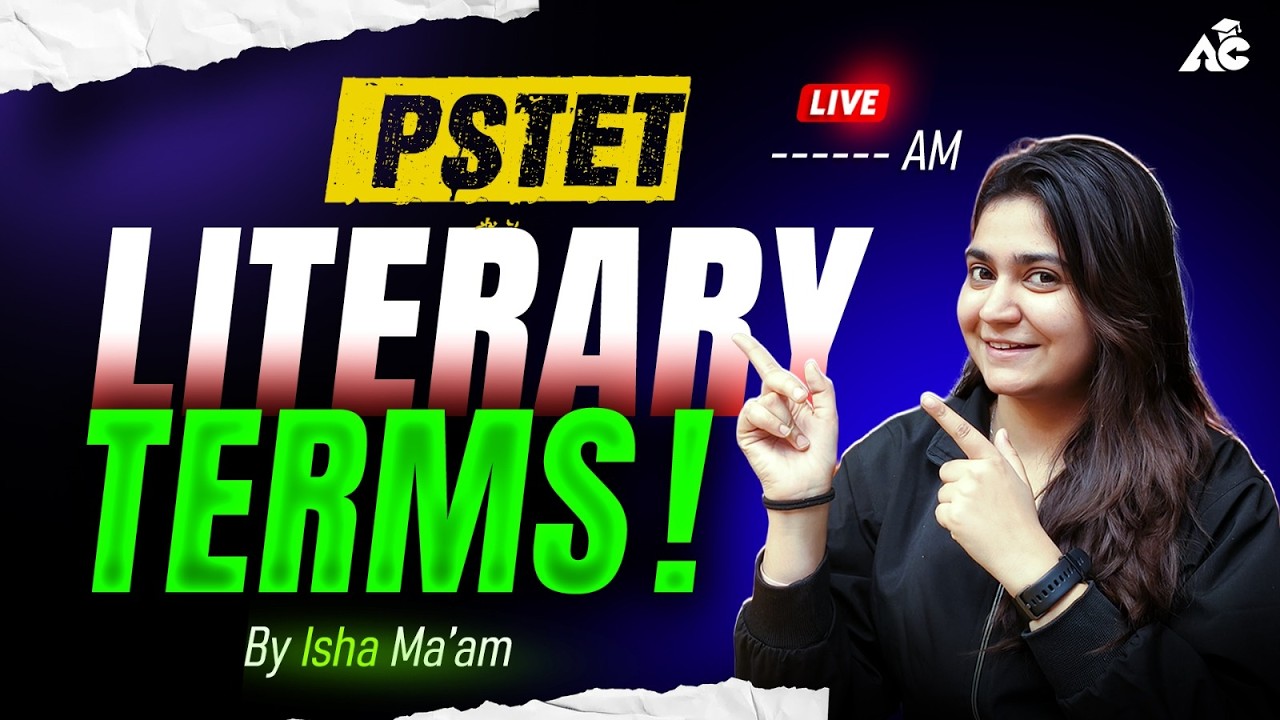 PSTET Literature Terms | Most Important Concepts Explained By Isha Mam