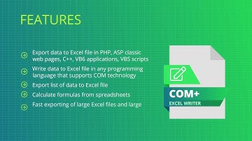 EasyXLS™ Excel Writer for COM+