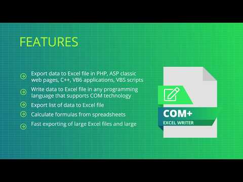 EasyXLS™ Excel Writer for COM+