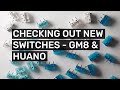 2023 Switch drop: Kailh GM8, Huano Blue Shell Green Dot (70M), Huano Clear Shell White Dot (100M)