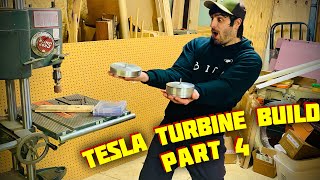How To Make My Old Tesla Turbine - Part 4: Making A Potential Casing With Built In Nozzle
