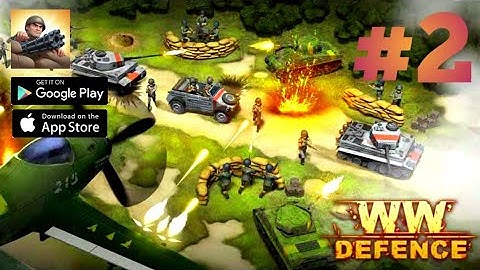 WWII Defense: RTS Army TD game || Android Defense Offline Gamplay || Level 2 || #games #androidgames
