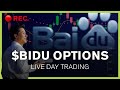 [LIVE] Options Day Trading | One Lot Lessons | Importance of Location on BIDU