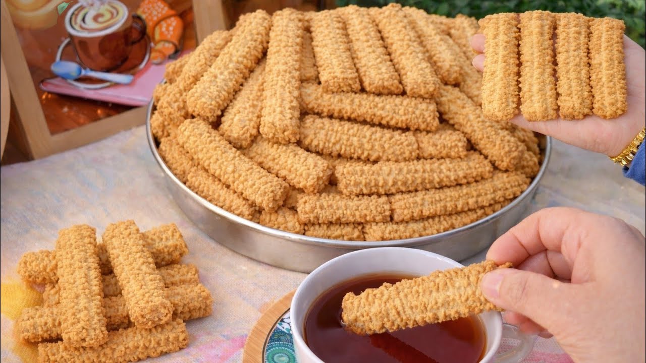 بسكوت الماكينة بدون سمن كتير بسكوت النشادر المقرمش هش خفيف باسرار اول مرة تعرفيها بمقادير مضبوطة 