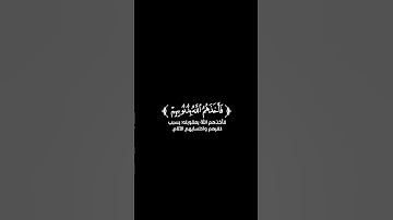 كروما شاشة سوداء قرآن كريم 🌿تلاوة من سورة غافر  🌿القارئ محمد الوهيبي 🌿