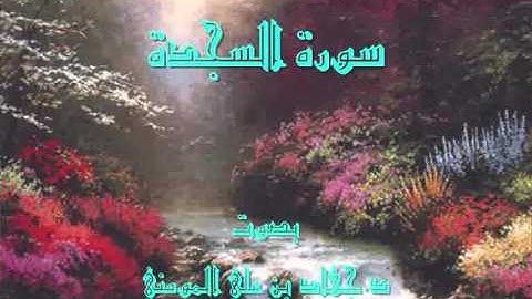 سورة السجدة بصوت د   جهاد بن علي المومني