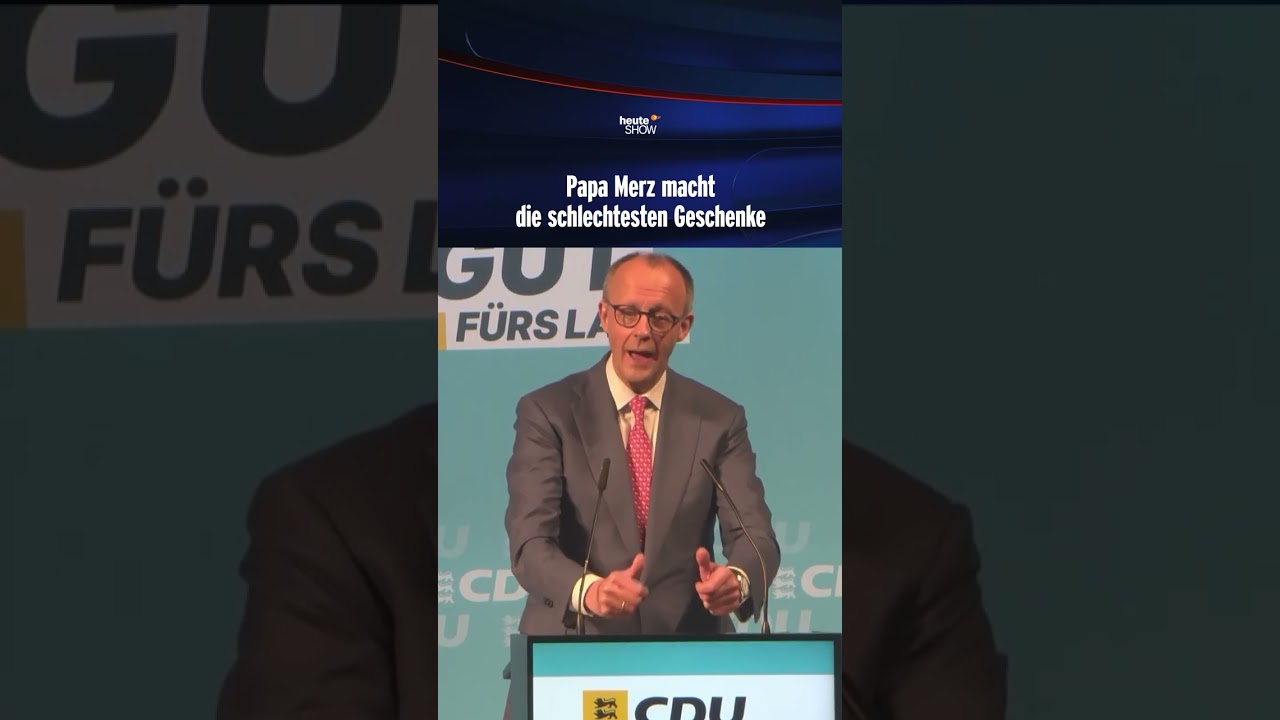 Papa Merz macht die schlechtesten Geschenke | heute-show 