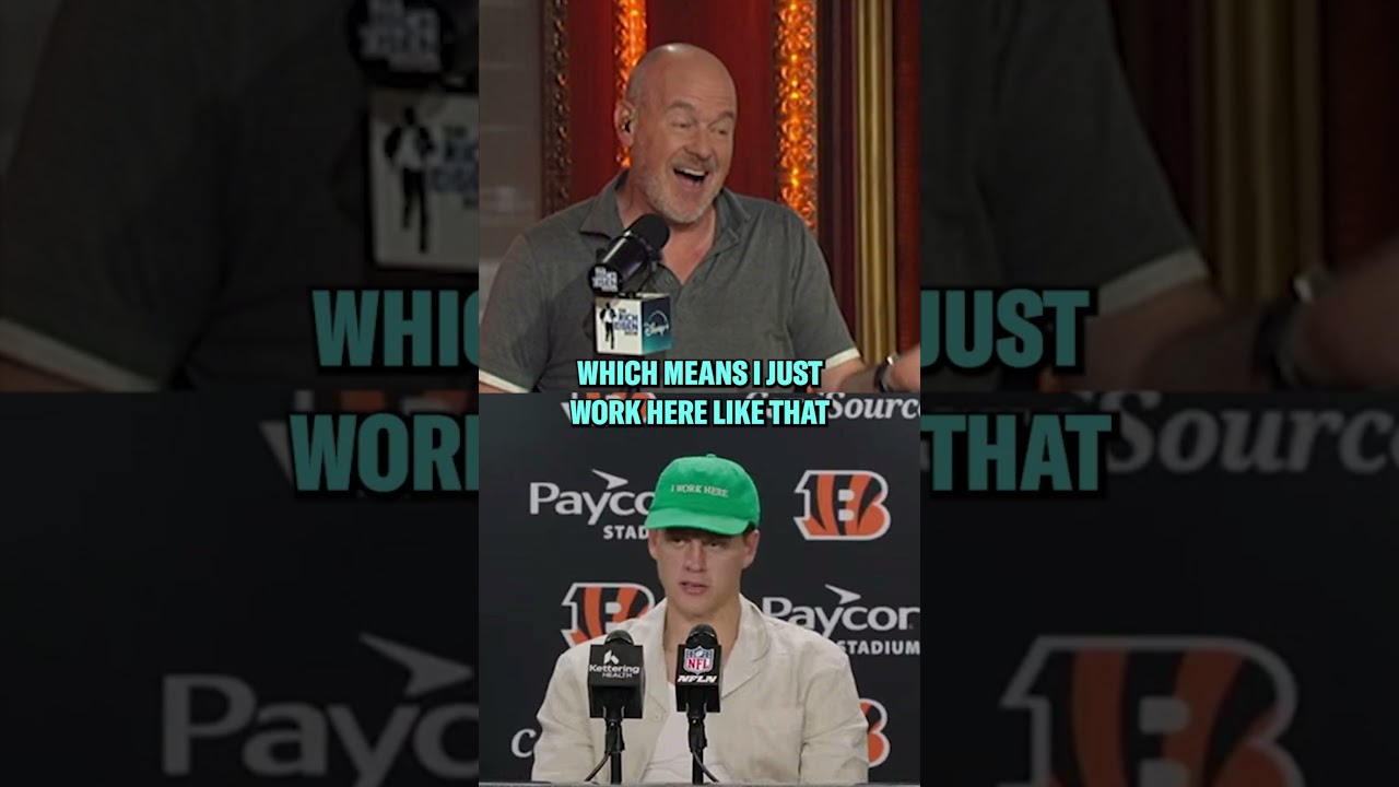 Can We Talk about Joe Burrow Wearing an ‘I Work Here’ Hat to a Press Conference?