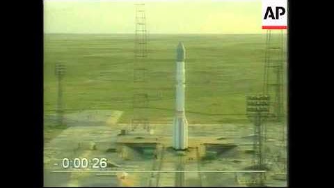 Russian Proton rocket launches communications satellite