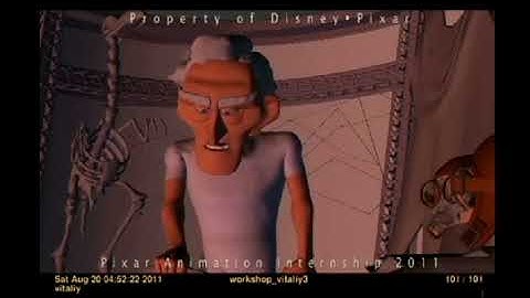 |Up| Charles Muntz Test Animation with Sound Part 1