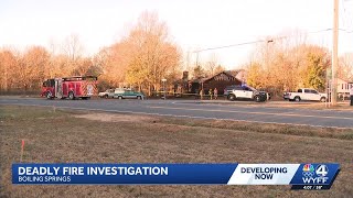 One person found dead after fire at Spartanburg County home, fire chief says