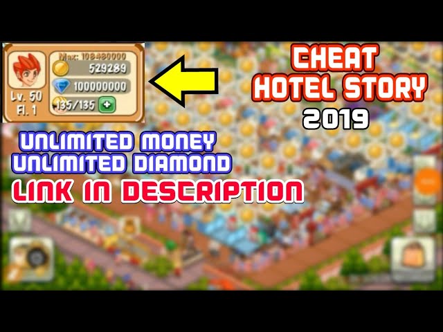 Cheat Hotel Story • Unlimited Money & Diamond • 2019 - Youtube