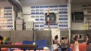 day one of double layout dismounts