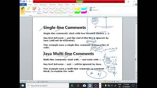 JAVA LECTURE - 4|SINGLE LINE AND MULTI LINE COMMENT IN JAVA(@EnhanceCodeLearning
