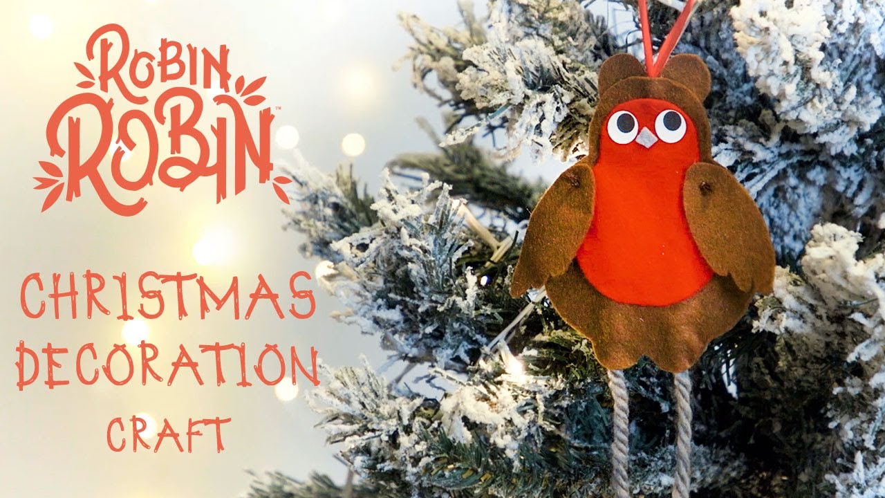 ⁣Make a Robin Robin Christmas Tree Decoration | Arts & Craft