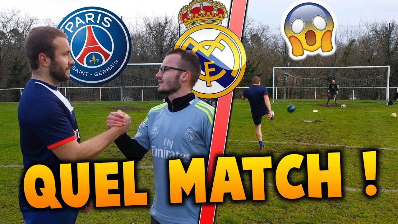 PSG  REAL MADRID ! INCROYABLE BUT ! QUEL MATCH !!  YouTube