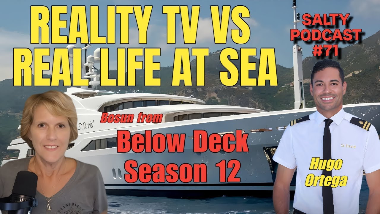 ⁣Salty Podcast #71 | Reality TV drama ⚡ vs. Real life at sea 🌊 Hugo Ortega from Below Deck S12