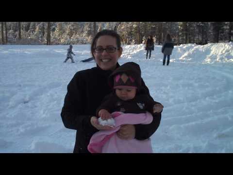 Ella Rae in the snow