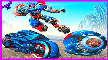 Ball Robot Transform Bike War Android gameplay