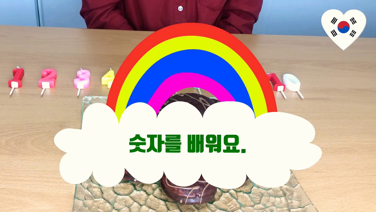 숫자를 배워요. Learn numbers in Korean. Apprendre les chiffres en