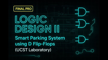Smart Car Parking System Using D Flip-Flops in Logisim Evolution | Sequential Logic Lab Project