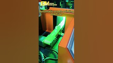 DM 102 Autoamtic Screen Printer Flat Glass Bottle 2