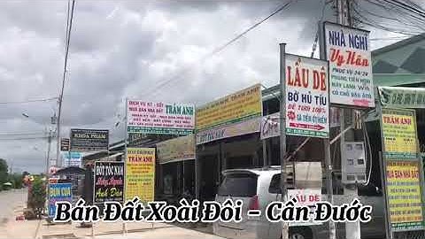 Bán đất thổ cư shr ấp Xoài Đôi Long Trạch Cần Đước Long An giá 1 tỷ 150 triệu