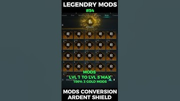 ONCE HUMAN 3 GOLD MODS CONVERSION LEGENDRY MODS🥶#oncehuman