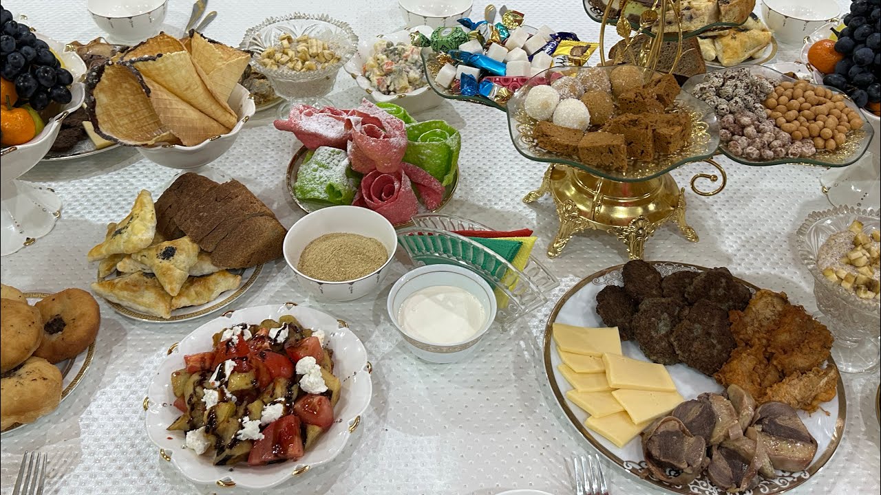 Накрываю стол для гостей😍😍😍