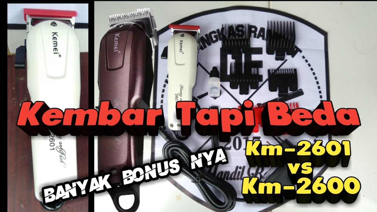 Kemei 2601 vs kemei 2600