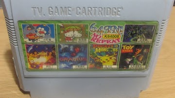 64 In 1 Famicom Multicart Gameplay