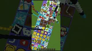 Satisfying Pixel Art In Minecraft !  X Logo #shorts #gaming #minecraft