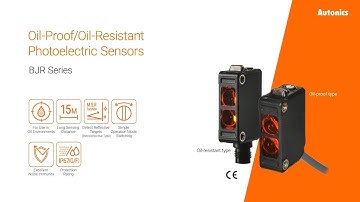 Autonics : Oil-Proof/Oil-Resistant Photoelectric Sensors BJR Series