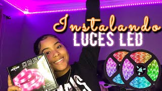 ✨DECORATING MY ROOM - HOW TO INSTALL LED LIGHTS!✨