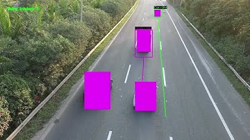 Traffic Monitoring System Demo ( YoloV4-Tiny + CV2 )