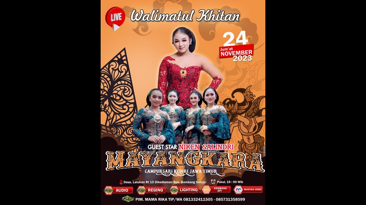 Live NIKEN SALINDRY !! Campursari MAYANGKARA - Latukan Karanggeneng Lamongan Jawa Timur