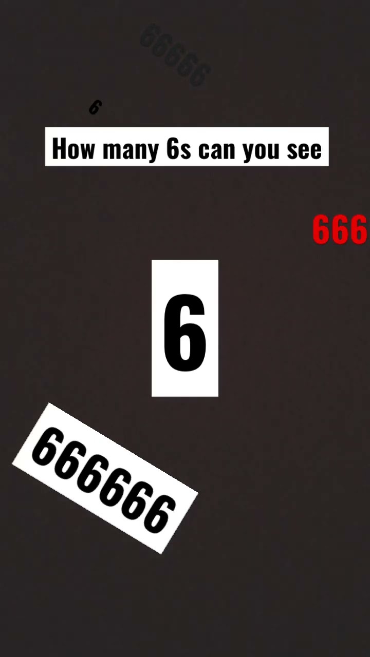 How Many 6s Are There shorts YouTube How Many 6s Are There shorts YouTube