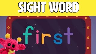 First - Lets Learn The Sight Word First With Hubble The Alien Nimalz Kidz Songs And Fun
