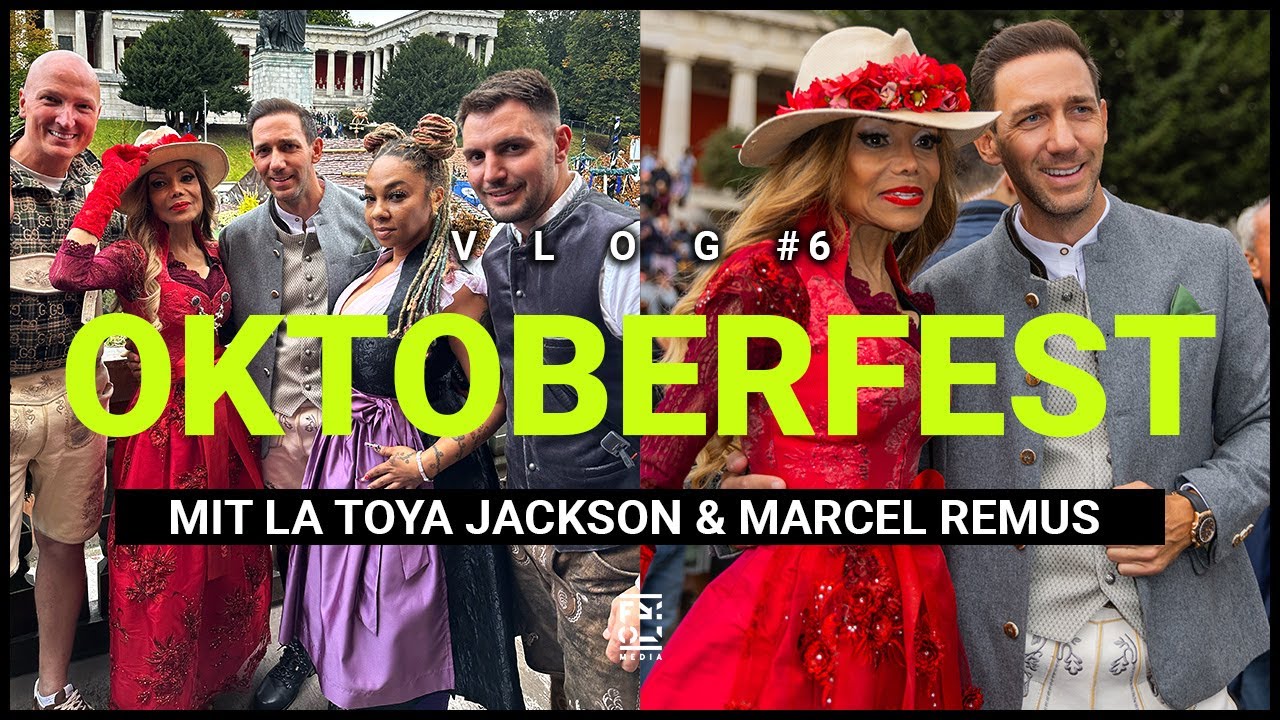 AUF DEM OKTOBERFEST MIT LA TOYA JACKSON & MARCEL REMUS 🥨🎶
