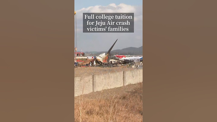 Full college tuition for Jeju Air crash victims' families #jejuair #planecrash