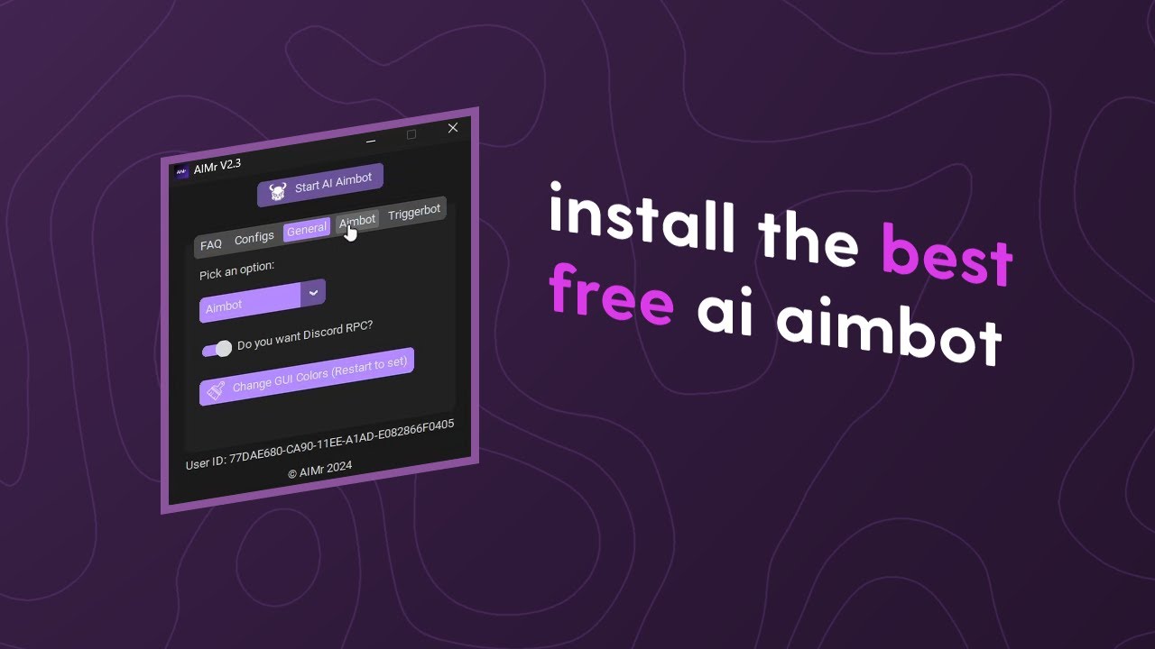 how to install the best free ai aimbot | key hidden in video! - YouTube