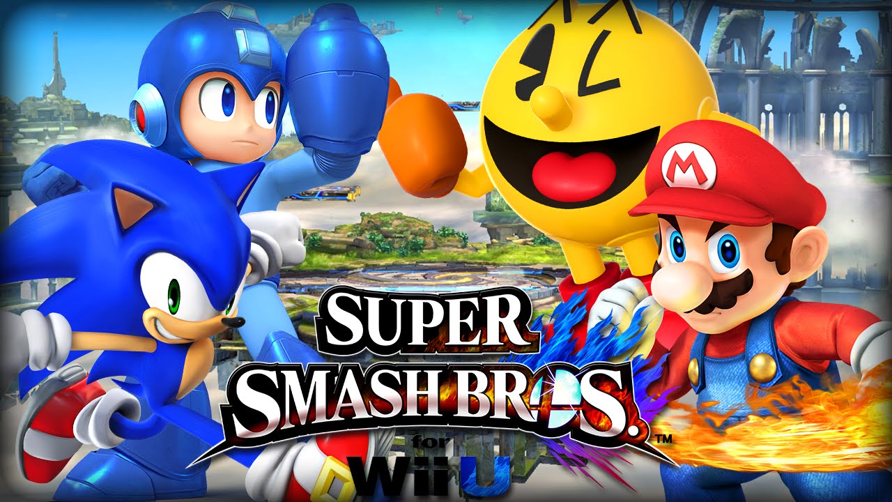 SSBU: Mario Vs Megaman Vs Pacman Vs Sonic - YouTube.