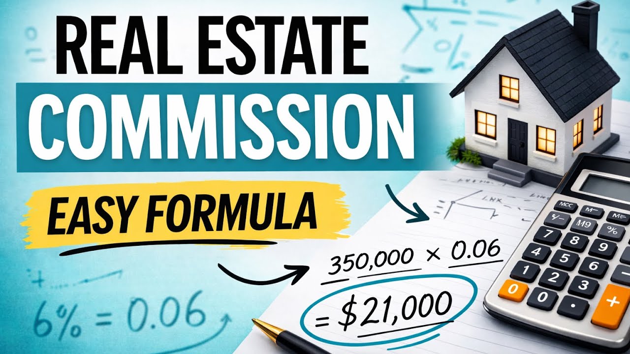 How to Calculate Real Estate Commission (Step-By-Step) - Exam Prep ...
