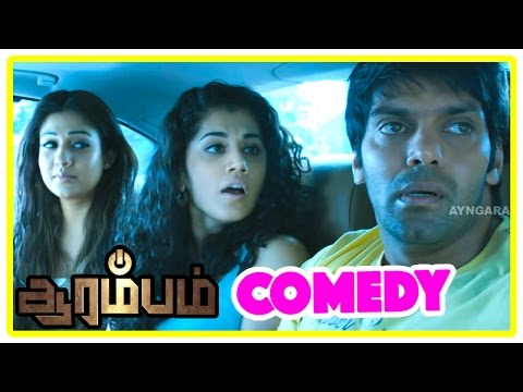 Arrambam Full Movie Comedy Scenes | Arrambam | Thala Ajith | Arya | Nayanthara | Tamil Comedy Scenes