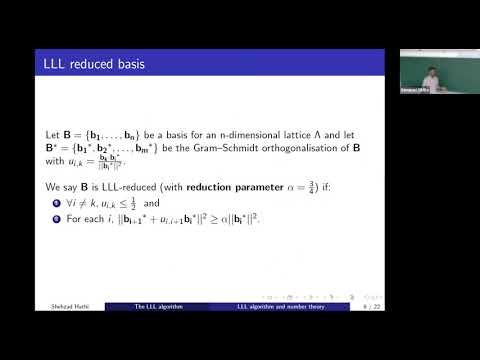 The LLL algorithm
