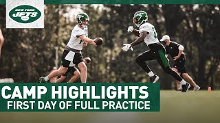 JUST THE BEGINNING: First Full Training Camp Practice Highlights | New York Jets