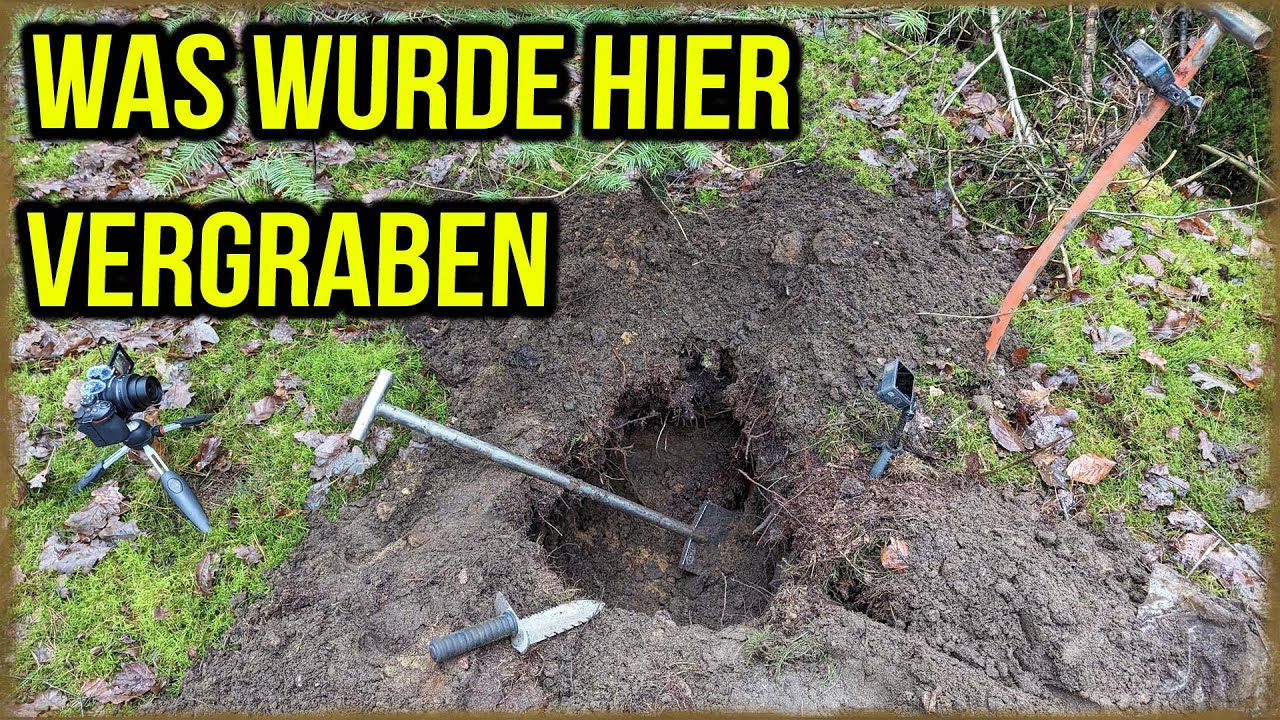 Tief vergraben unter der Erde Schatzsuche im geheimnisvollen Garten